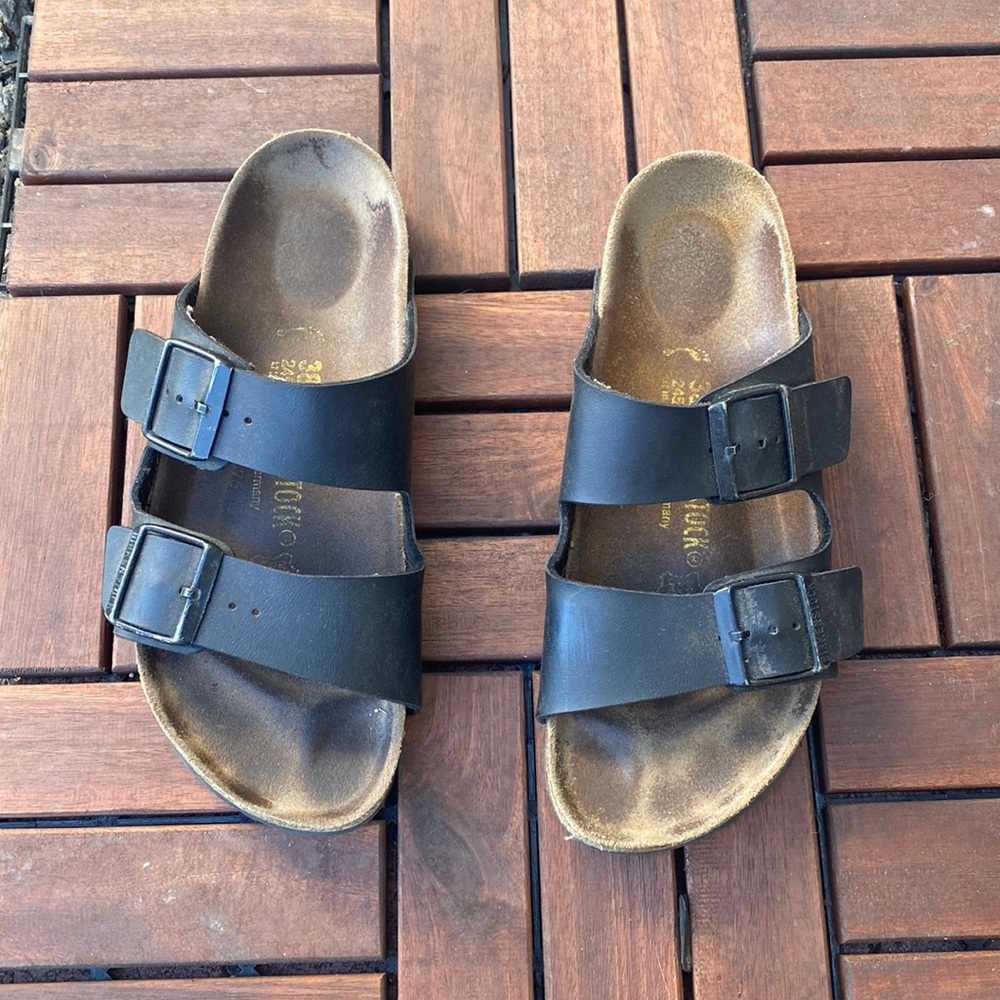 Birkenstock Black on Black sandals
